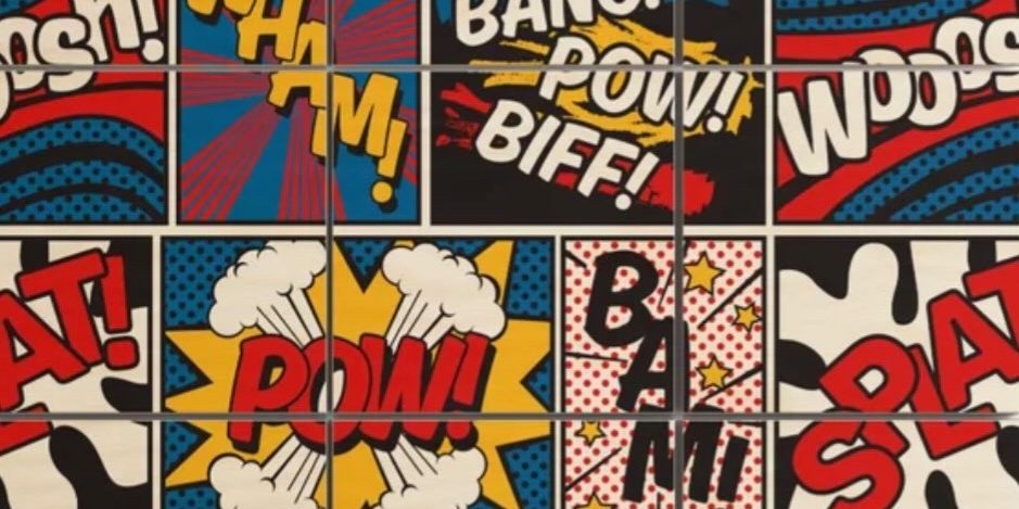 wham, bang, pow - comic drawing