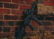 Tactical rat dog PCC leaned against the wall