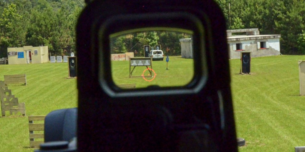 GWOT DOC with an EO TECH pointed down range